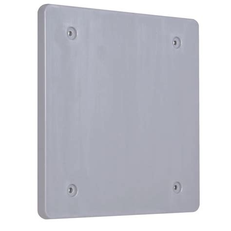 blank junction box covers|weatherproof junction box cover.